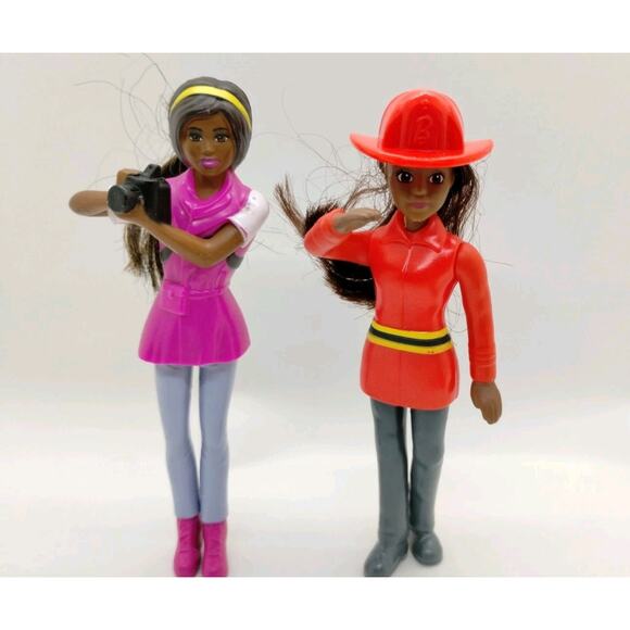 Lot of 3 Miniature Barbie Dolls - Burger King - McDonalds - Picture 3 of 4